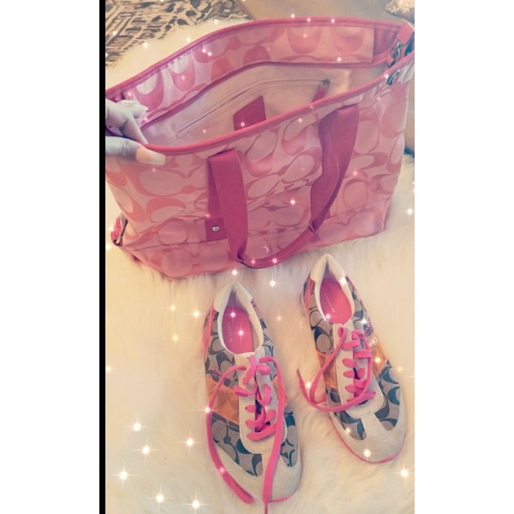 Authentic Coach Tote and Tennis